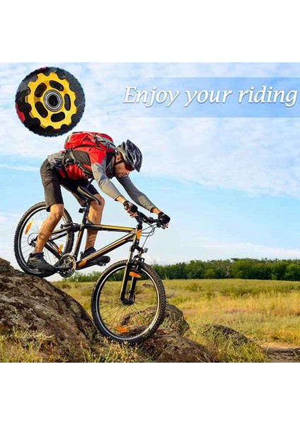 4 Adet 11T Ultralight Mtb Alüminyum Bisiklet Rulman Jokey Tekerlek Arka Vites Kasnakları Bisiklet Bisiklet Aksesuarları, Siyah (Yurt Dışından) indirimleri