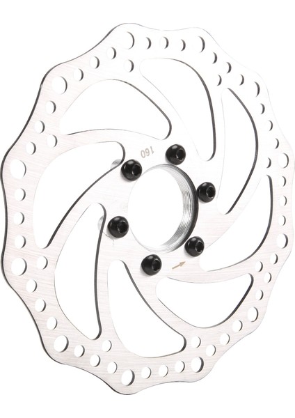 Bisiklet Fren Diski Rotor 160MM Paslanmaz Çelik Yol Bisiklet Fren Diski Aksesuarları 48MM Flanş Çapraz Delik (Yurt Dışından)