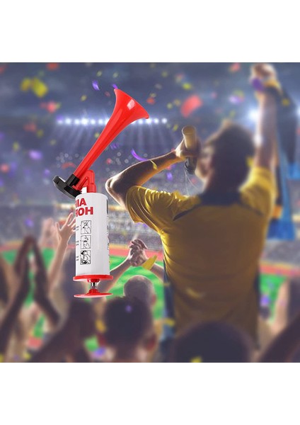 El Havalı Korna, Alüminyum + Abs Taşınabilir El Hava Pompası Korna, Spor Etkinlikleri Için Yüksek Gürültü Yapıcı Emniyet Korna (Yurt Dışından) indirimleri