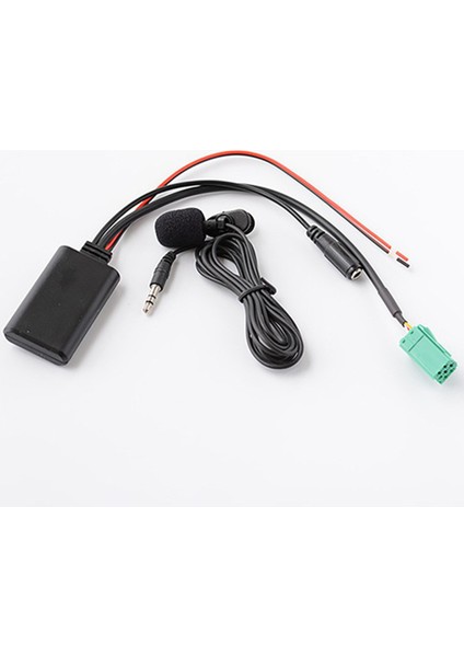 Araba Bluetooth 6pin Mini Iso Aux In 3.5 mm Ses Jakı Çıkarılabilir Mikrofon Renault Updatelist Tunerlist CD Modelleri (Yurt Dışından)