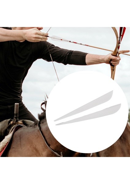 Arrows Vanes Dıy Okçuluk Okları Için 4 Inç Plastik Tüy Fletching 50 Paket (Beyaz) (Yurt Dışından) fırsatları
