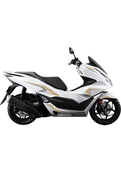 Motosiklet Koruma Etiket Vücut Çıkartma Dekorasyon Honda PCX160 Pcx 160 PCX160 2021-2022 Gri + Mavi (Yurt Dışından) indirimleri