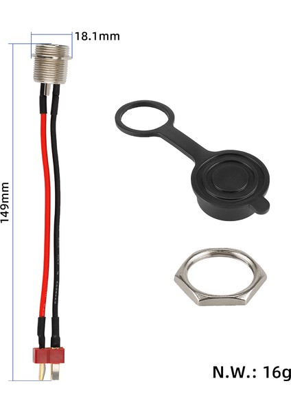 Elektrikli Scooter Şarj Arayüzü Güç Kablosu Şarj Soketi Bağlantı Noktası Fişi Kugoo M4 Pro Scooter Aksesuarları, Stil A (Yurt Dışından) fiyatları