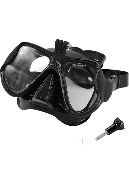 Gopro Hero 1/2/3/3+/4 Spor Kamerası Için Profesyonel Sualtı Kamera Dalış Maskesi Tüplü Dalış Şnorkel Yüzme Gözlüğü (Yurt Dışından)