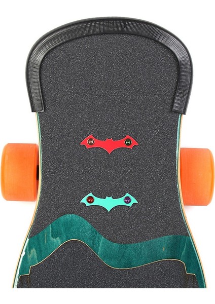 2 Adet Evrensel Kaykay Güverte Koruyucuları Koruyucu Kauçuk Tampon Kapağı Longboard Dans Tahtası Çarpışma Kauçuk Şerit 30CM-SIYAH (Yurt Dışından)