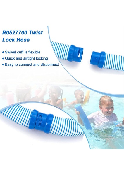 Zodiac Mx6 Mx8 Yüzme Havuzu Sistemi R0527700 Yüzme Havuzu Temizleyici Kilit Hortumu Yüzme Havuzu Temizleme Hortumu, Siyah (Yurt Dışından) fırsatları