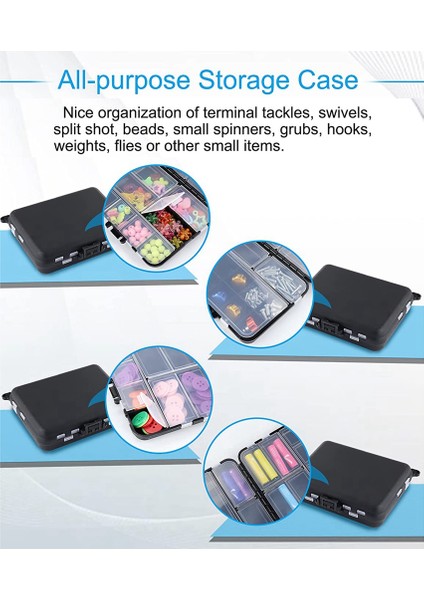 4 Paket Mini Mücadele Kutuları Plastik Balıkçılık Organizatör Mücadele Saklama Kapları Kayık Sinek Kutuları (Yurt Dışından) indirimleri