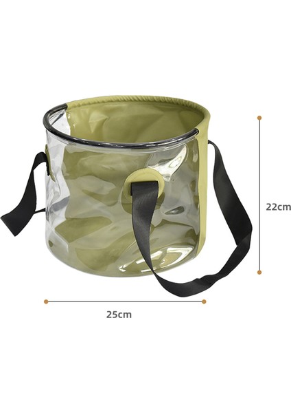 Dayanıklı Çok Taşınabilir Havzalar Su Geçirmez Katlanabilir Lavabo Kovası Seyahat Havzası Kamp Yürüyüş Depolama Kovası 10L (Yurt Dışından) fiyatları