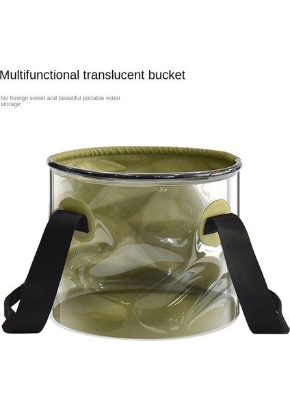 Dayanıklı Çok Taşınabilir Havzalar Su Geçirmez Katlanabilir Lavabo Kovası Seyahat Havzası Kamp Yürüyüş Depolama Kovası 10L (Yurt Dışından) indirimleri