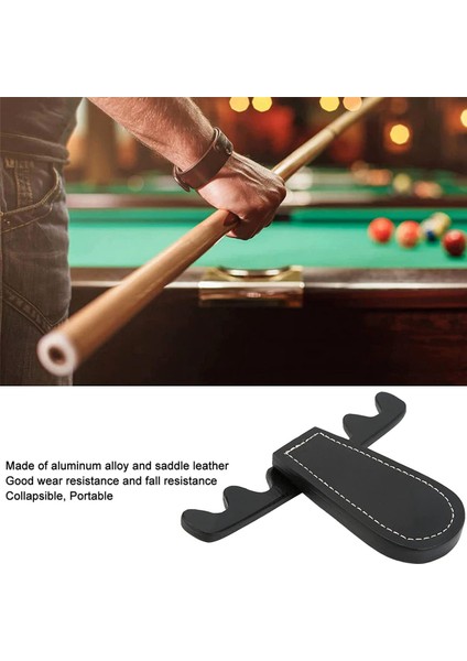 Bilardo Isteka Rafı, Taşınabilir Bilardo Isteka Destek Çubuğu Katlanabilir 4 Delikli Bilardo Sopa Tutucu Bilardo Masası Için (Yurt Dışından)