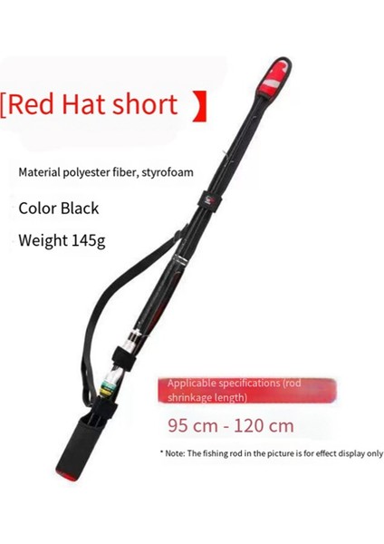 Red Hat Kısa Stil Ayarlanabilir Olta Saklama Çantası, Olta Koruma Çantası, Açık Hava Balıkçılığı Için Uygun. (Yurt Dışından) fiyatları