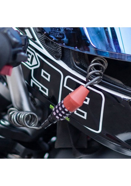 Rockbros Kask Kilidi Şifre Kilidi Bisiklet Elektrikli Araba Motosiklet Kask Hırsızlık Önleyici Kilit Taşınabilir Tel Kilidi Sürüş Kilidi (Yurt Dışından) fiyatları