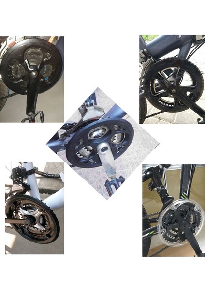 Delik 42T Bisiklet Krank Dıy Kapak Bisiklet Aynakol Zinciri Jant Kapağı Koruma Dağ Bisikleti Zinciri Yedek Koruyucu-Gri (Yurt Dışından) fiyatları