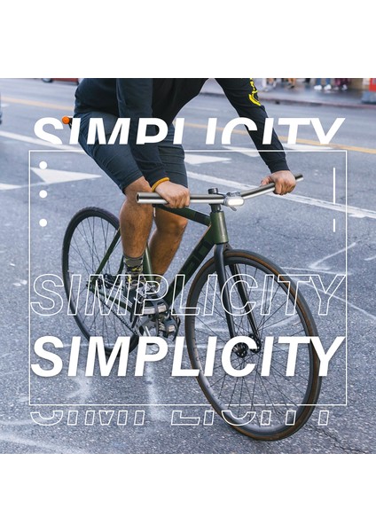 Alaşım Sabit Vites Bisiklet Bisiklet Düz Fixie Bisiklet Düz Çubuk Gidon Renk: Gümüş (Yurt Dışından) modelleri