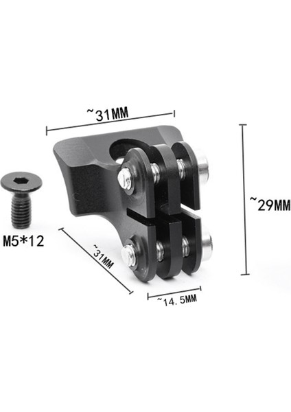Trek Madone Slr Slr6 Slr8 Bisiklet Bilgisayarı Braketi ve Wahoo Kilometre Sayacı Braketi Için Çift Kafa Gopro Tabanı (Yurt Dışından)