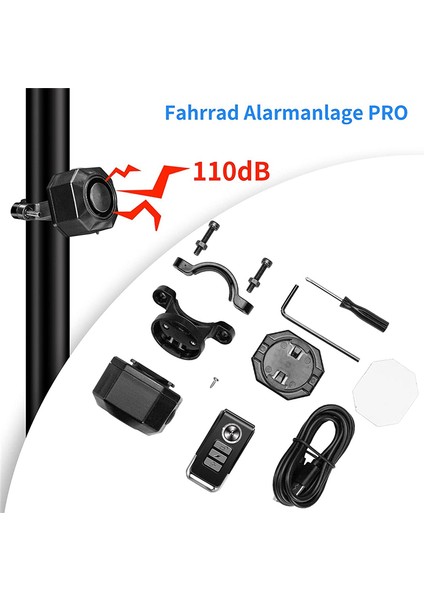 Bisiklet Alarm Sistemi Uzaktan Kumandalı Bisiklet Alarm Sistemi Kablosuz Motosiklet Bisiklet Takip Cihazı Hırsızlığa Karşı Bisiklet Alarmı (Yurt Dışından) fiyatları