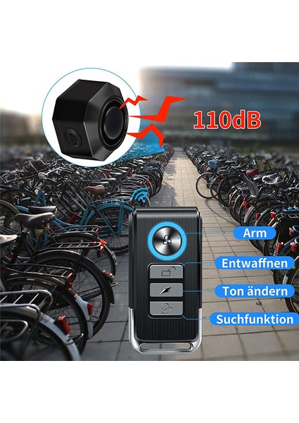 Bisiklet Alarm Sistemi Uzaktan Kumandalı Bisiklet Alarm Sistemi Kablosuz Motosiklet Bisiklet Takip Cihazı Hırsızlığa Karşı Bisiklet Alarmı (Yurt Dışından) indirimleri