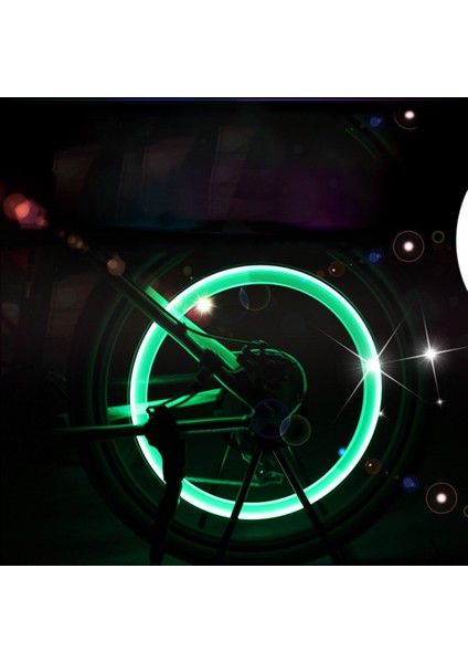 Pilsiz Bisiklet Işık Dağ Yol Bisikleti Bisiklet Işıkları Led'ler Lastik Lastik Vana Kapakları Tekerlek Konuşmacı LED Işık BL0157 (Yurt Dışından) modelleri