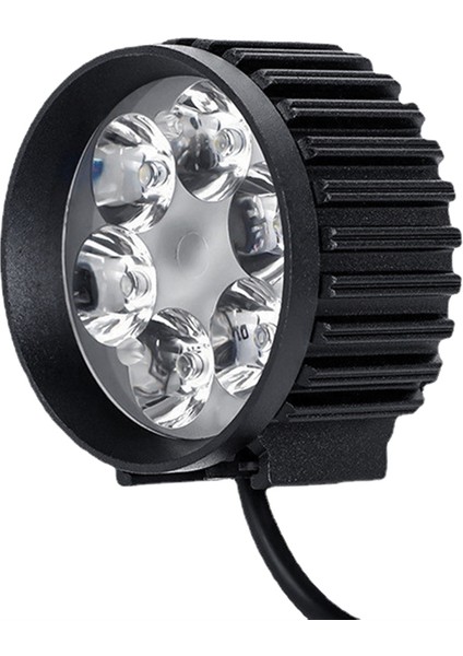 Elektrikli Bisiklet Ön Lambası 12V-80V Evrensel Bisiklet Bisiklet Kornası Far Su Geçirmez Elektrikli Scooter Uyarı Lambası (Yurt Dışından)