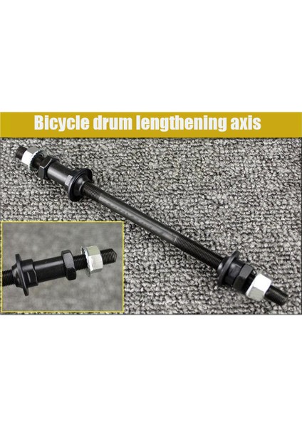 Uzatılmış 240MM Dağ Bisikleti Kar Bisikleti Yağ Bisiklet Hub Arka Aks Takılmış Katı Aks Arka Aks Bisiklet Aksesuarları (Yurt Dışından) modelleri