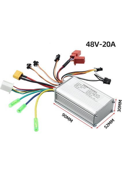 48V 20A Fırçasız Motor Kontrol Cihazı + Elektrikli Scooter Elektrikli Bisiklet Aksesuarları Için Renkli LCD Ekranlı Hızlandırıcı (Yurt Dışından)