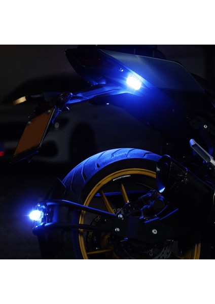 2 Adet Kablosuz Uzaktan Kumanda LED Çakarlı Lamba Motosiklet Araba Bisiklet Için Scooter Anti-Çarpışma Uyarı Lambası Göstergesi (Yurt Dışından) fiyatları