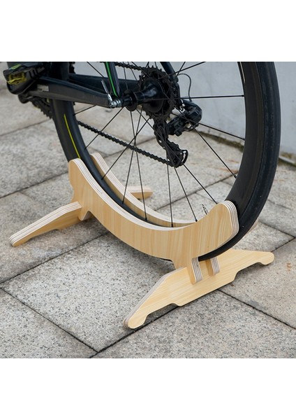 Bisiklet Park Rafı Ekran Ahşap Raf Yol Mtb Bisiklet Park Kick Standları Uygun Çok Yuvalı Ayarlanabilir Evrensel (Yurt Dışından)