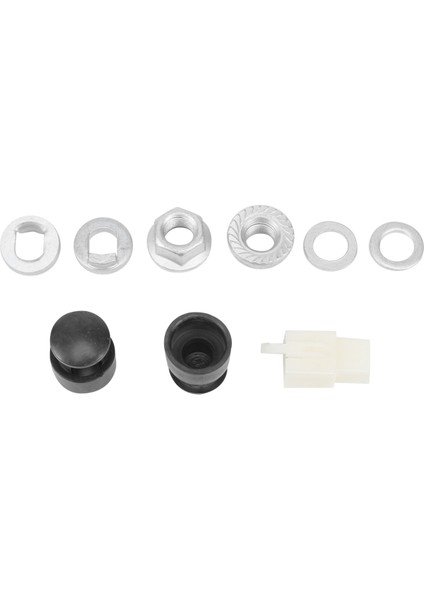 E-Bisiklet Elektrikli Bisiklet Hub Motor Aks M12 Arka Kilit Somunu/kilit Yıkama/ara Parça/somun Kapağı 12MM Mil ile (Yurt Dışından)