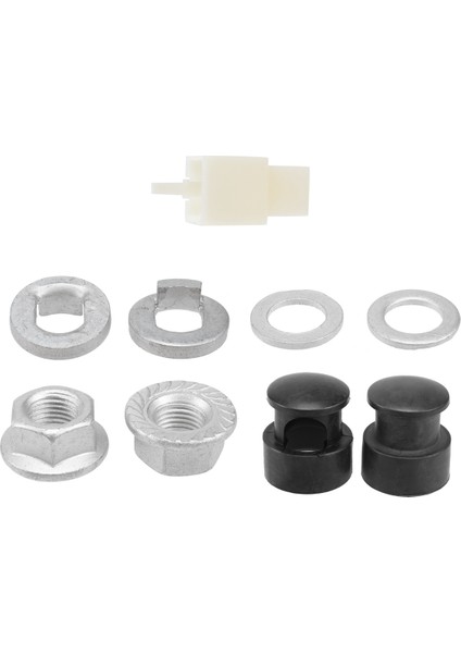 E-Bisiklet Elektrikli Bisiklet Hub Motor Aks M12 Arka Kilit Somunu/kilit Yıkama/ara Parça/somun Kapağı 12MM Mil ile (Yurt Dışından)