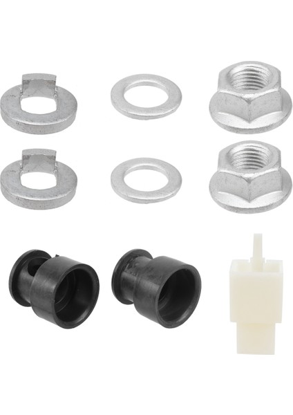 E-Bisiklet Elektrikli Bisiklet Hub Motor Aks M12 Arka Kilit Somunu/kilit Yıkama/ara Parça/somun Kapağı 12MM Mil ile (Yurt Dışından)