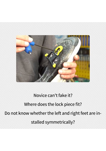 Bisiklet Pedalı Cleats Ayar Aracı Yol Bisikleti Kendinden Kilitleme Pedalı Cleat Aracı Spd Spd-Sl Bisiklet Kilitleme Ayakkabı Cleat (Yurt Dışından)