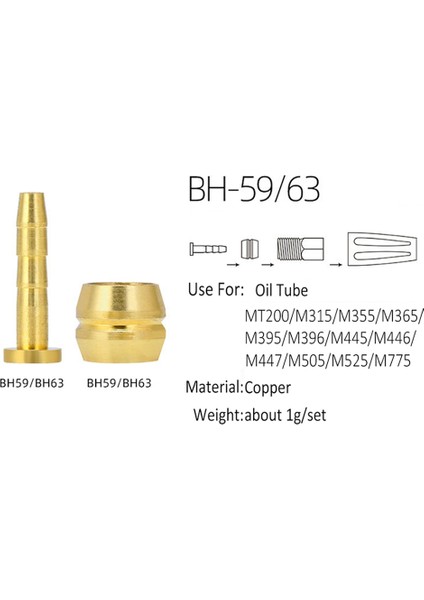 Mtb Bisiklet Olive Head Dağ Bisikleti Hidrolik Disk Fren Yağ Iğnesi BH59 Shimano Fren Yağı Hortumu Için (Yurt Dışından)