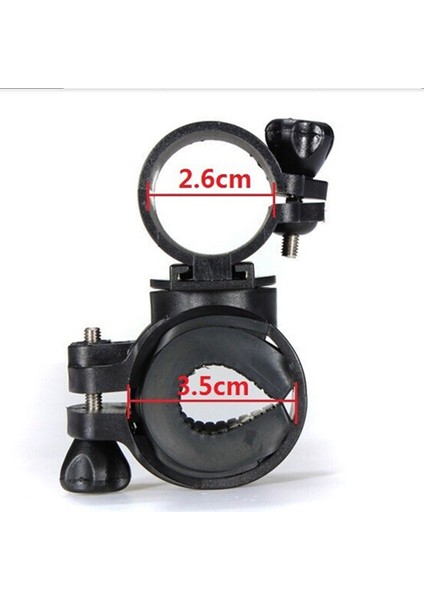 1 Adet LED El Feneri Braketi Montaj Tutucu Spor Aksesuarları Bisiklet Işıkları Montaj Tutucu 360 Dönüş Bisiklet Bisiklet El Feneri (Yurt Dışından) fırsatları