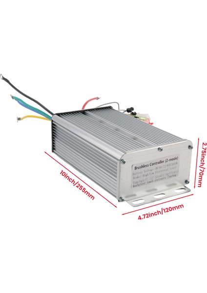 Akıllı Fırçasız Denetleyici 48V 60V 72V 84V 3000W E-Bisiklet Fırçasız Motor Kontrol Cihazı Elektrikli Bisiklet Scooter Için (Yurt Dışından)