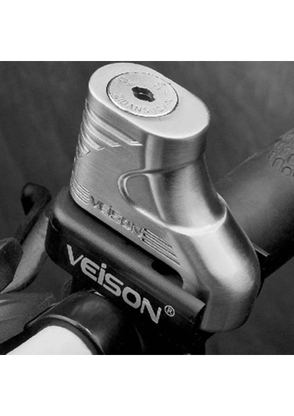 Veison Motosiklet Disk Fren Kilidi 5mm Mtb Bisiklet Elektrikli Araba Hırsızlık Önleyici Bisiklet Disk Kilidi Motosiklet Hırsızlık Önleyici Fren Kilidi—gümüş (Yurt Dışından)