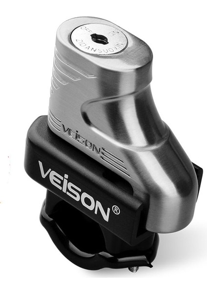 Veison Motosiklet Disk Fren Kilidi 5mm Mtb Bisiklet Elektrikli Araba Hırsızlık Önleyici Bisiklet Disk Kilidi Motosiklet Hırsızlık Önleyici Fren Kilidi—gümüş (Yurt Dışından)
