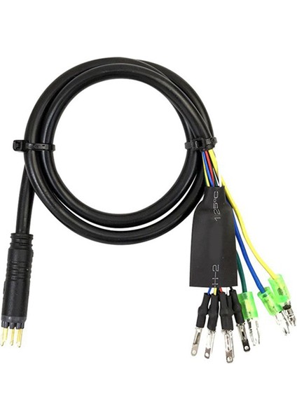 1 Adet 60CM E-Bisiklet 9pin Motor Dönüştürücü Uzatma Kablosu Kordonu Su Geçirmez Konnektör Ön Arka Tekerlek Göbeği Motorları (Yurt Dışından)