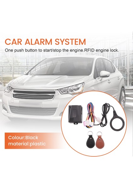 Akıllı Araba Motoru Basmalı Çalıştırma Durdurma Düğmesi Rfid Kilidi Kontak Anahtarsız Giriş Sistemi Otomatik Çalıştırma Durdurma Immobilizer Starline (Yurt Dışından) fırsatları