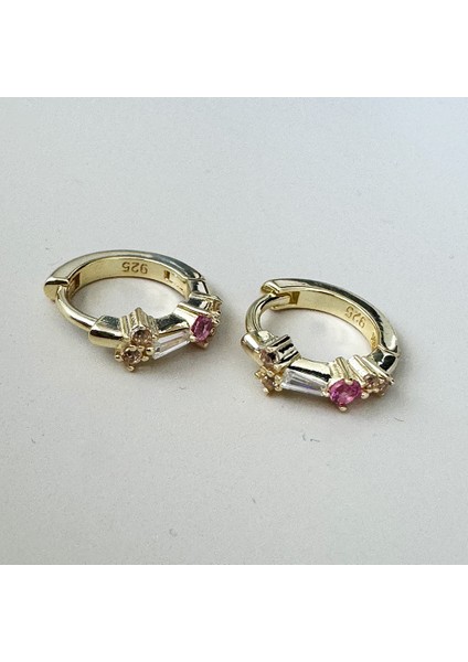 Bageto 3 Gümüş Küpe MS3185, 925 Ayar Gümüş, Ithal Ürün