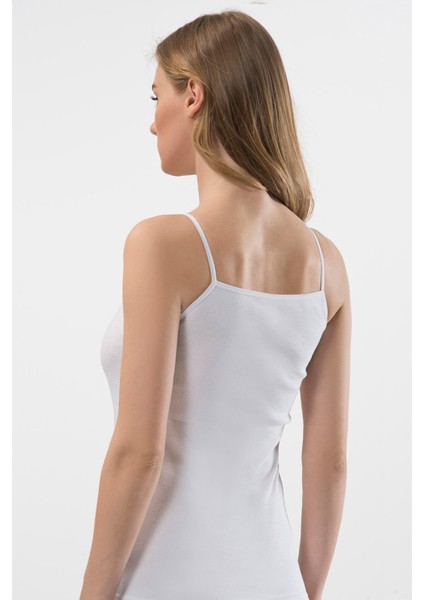 Kadın Dantelli Ip Askılı Kaşkorse 2’li Pamuklu Atlet 292/BEYAZ modelleri