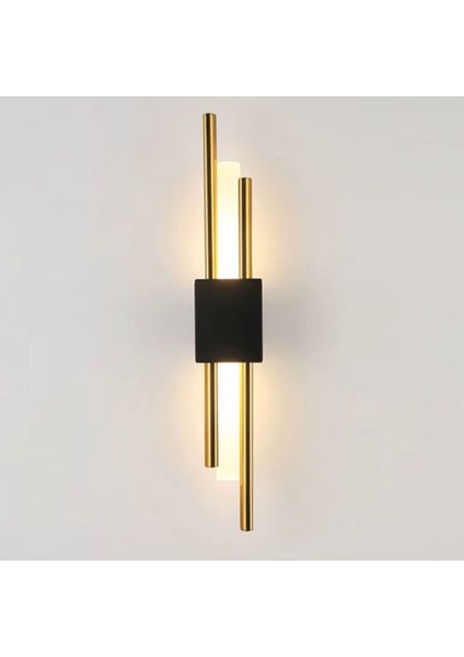 Kirpi Gold Siyah Boru Aplik