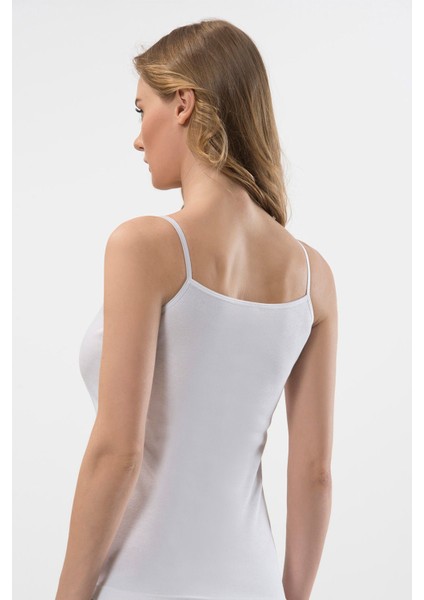 Kadın Ip Askılı Kaşkorse 2’li Pamuklu Atlet 214/BEYAZ modelleri