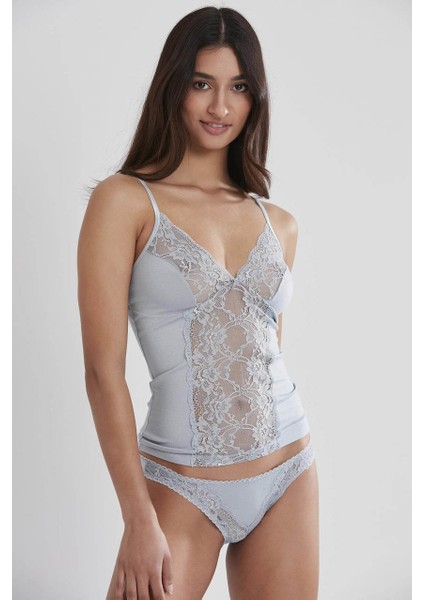 Belly Dantel Atlet Külot Takım 381 Mist