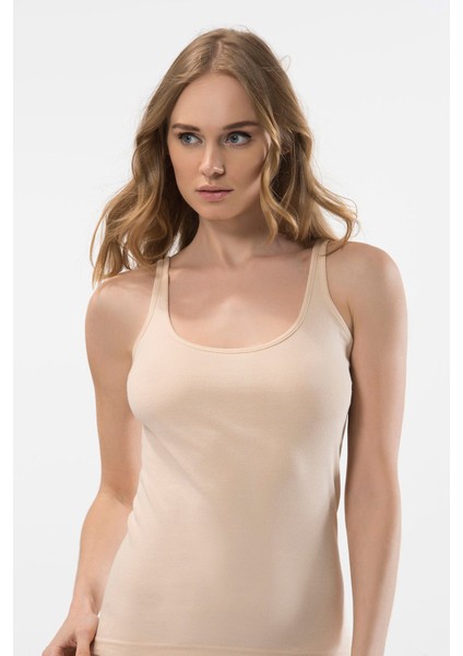 Kadın U Yaka Askılı 2’li Kaşkorse Atlet 289/TEN indirimleri