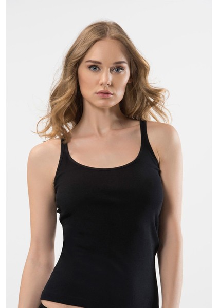 Kadın U Yaka Askılı 2’li Kaşkorse Atlet 289/SIYAH fiyatları