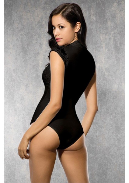 Avantgarde Dantelli Balıkçıl Bodysuit Siyah 12126 fiyatları
