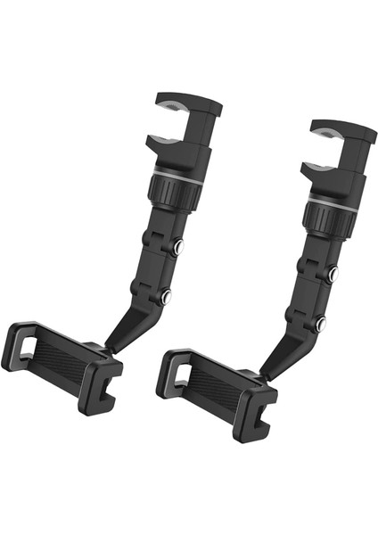 2 Adet Tam Açılı Araba Cep Telefonu Tutucu Çok Fonksiyonlu Evrensel Döner (Yurt Dışından)