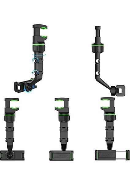 2 Adet Tam Açılı Araba Cep Telefonu Tutucu Çok Fonksiyonlu Evrensel Döner (Yurt Dışından) fırsatları