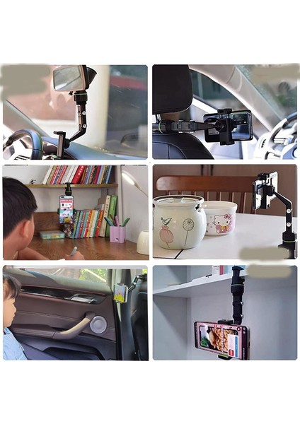 2 Adet Tam Açılı Araba Cep Telefonu Tutucu Çok Fonksiyonlu Evrensel Döner (Yurt Dışından) indirimleri
