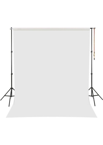 Beyaz Fon Perde 150X250 cm Ayaklı Makara Zincirli Ürün Çekimi,vesikalık,white Screen